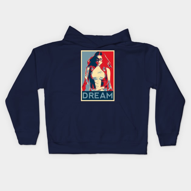 Dreamer Kids Hoodie by brendalee